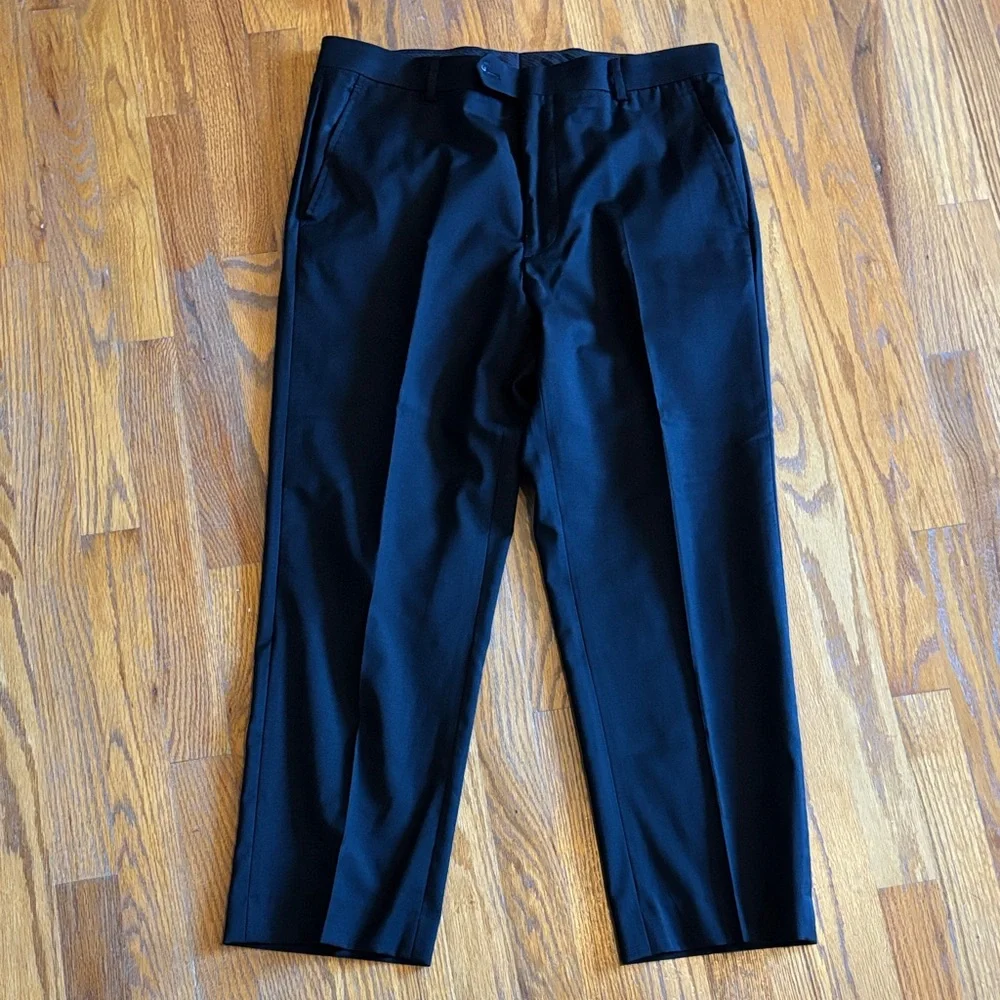 Men's Black Kenneth Cole Dress Pants